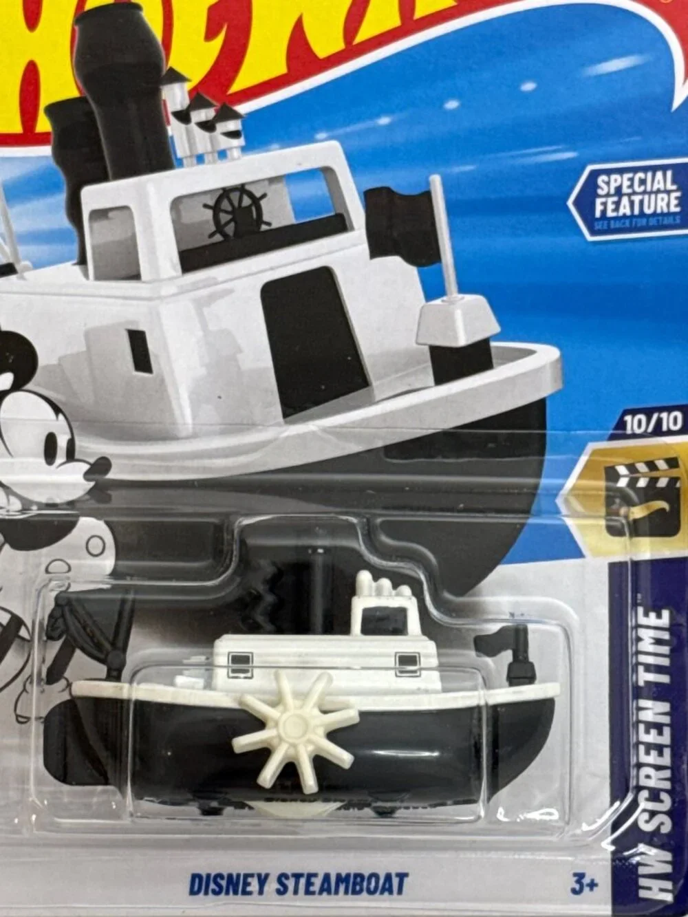 Hot Wheels Disney Steamboat Mickey Screen Time 166/250 1:64 Diecast